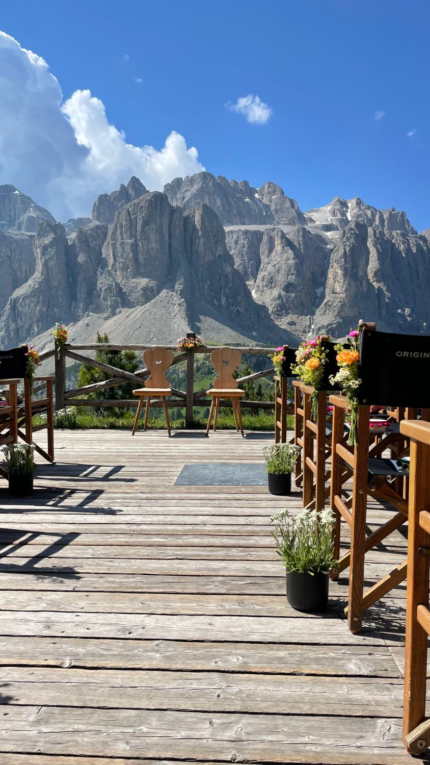 Trauung in den Dolomiten